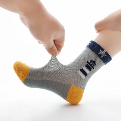 Cotton Breathable Mesh Socks