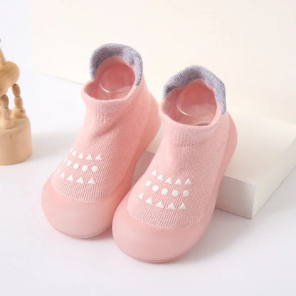 Soft Rubber Sole Child Floor Sneaker