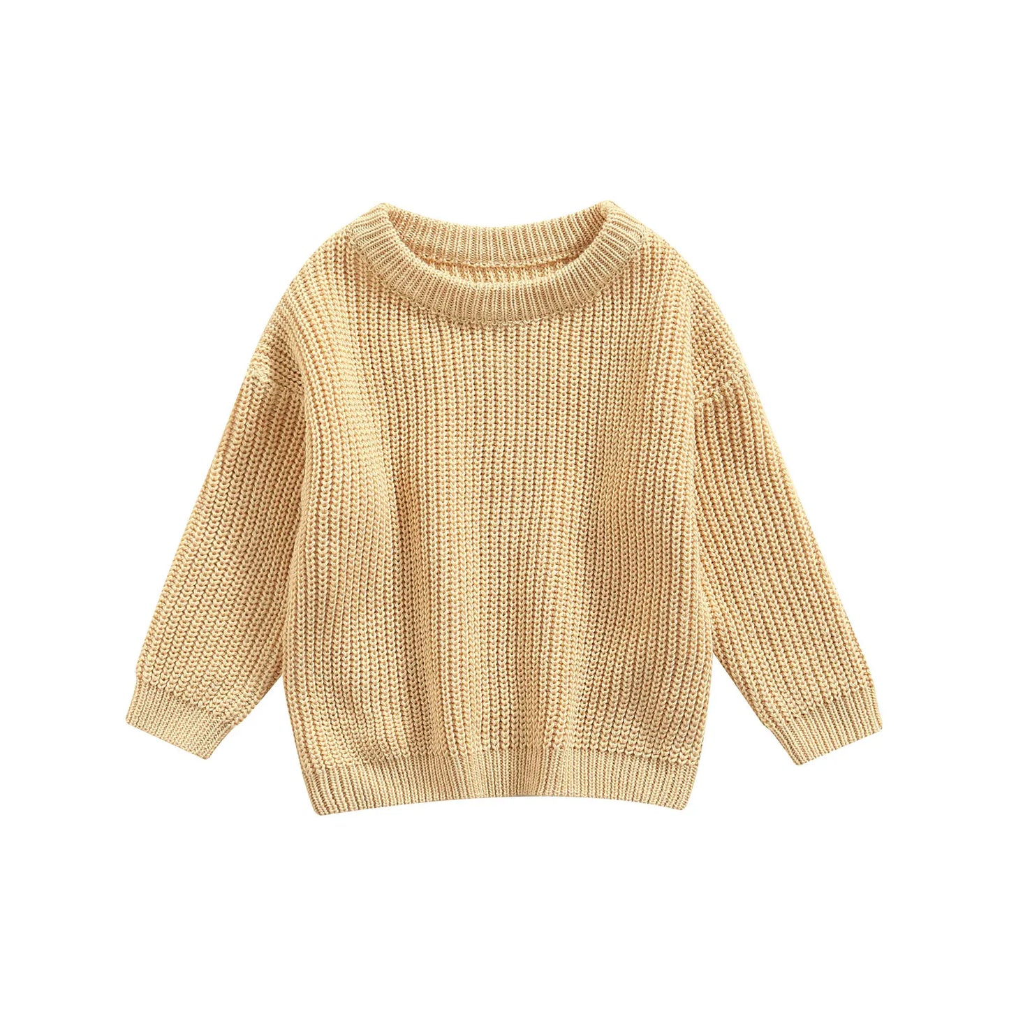 Long Sleeve Cotton Baby Pullover Tops