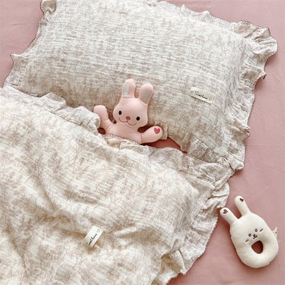 Korean Baby Girl Crib Bedding Set