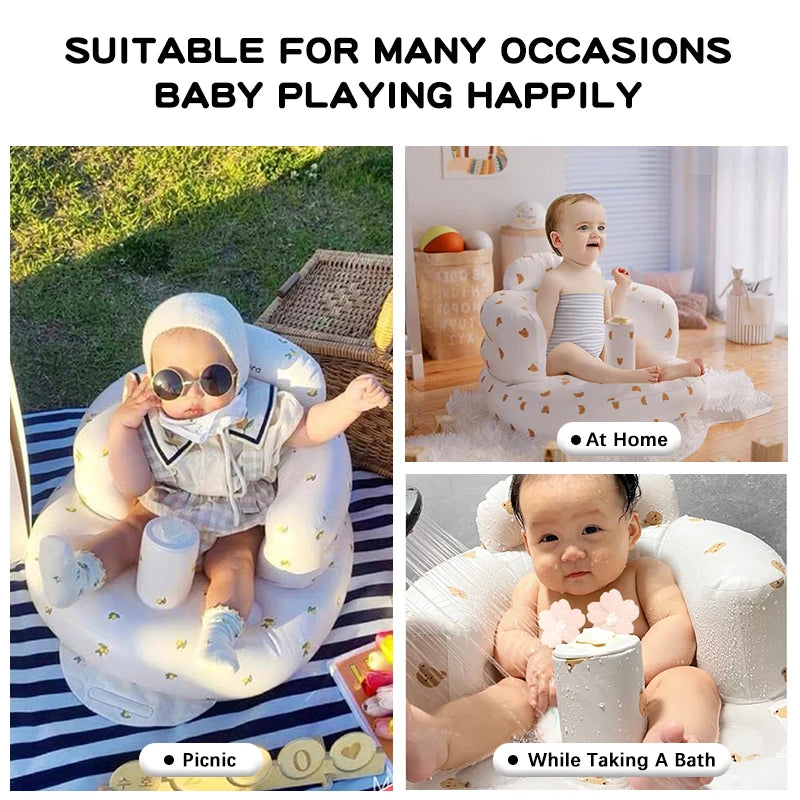 Infant Shining Baby Inflatable Sofa