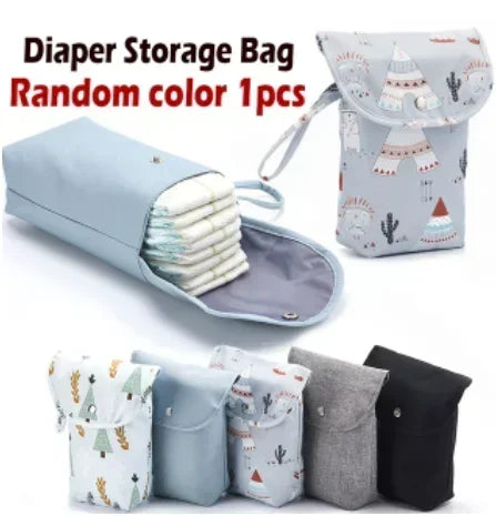 Portable Baby Diaper Bags Organizer with Pendant