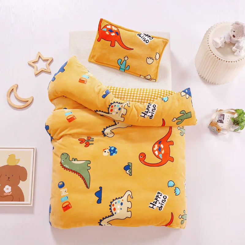 Baby Cartoon Print Bedding Set