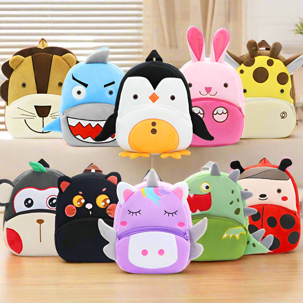 Cute Animals Cartoon Plush Children Backpacks