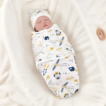 Anti-shock Cotton Printed Wrap Swaddle