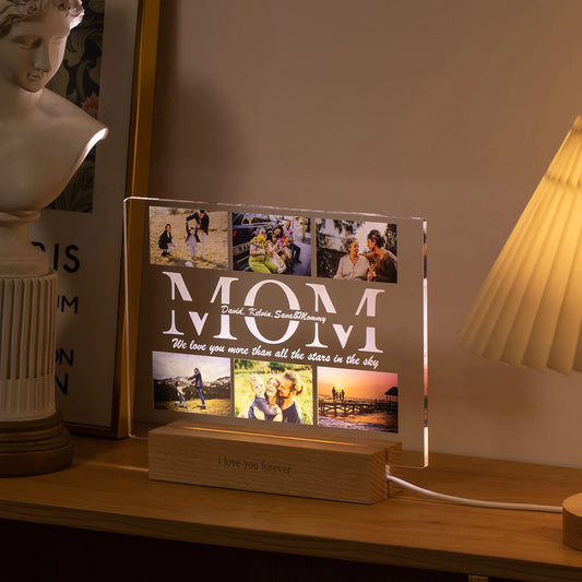 Custom Acrylic Lamp For Mom