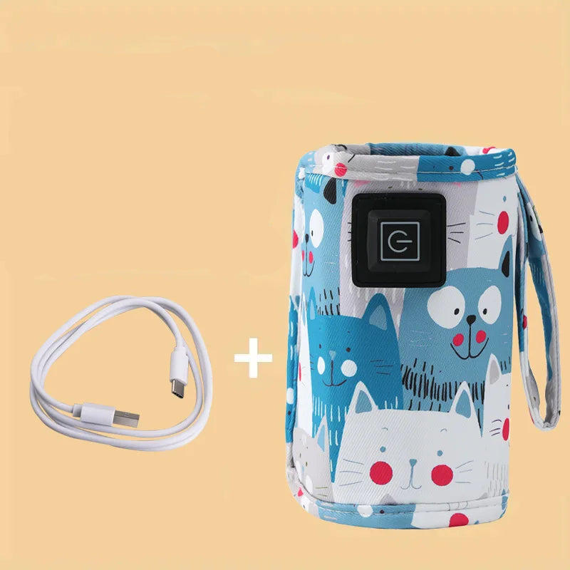 USB Milk Water Warmer Bottle