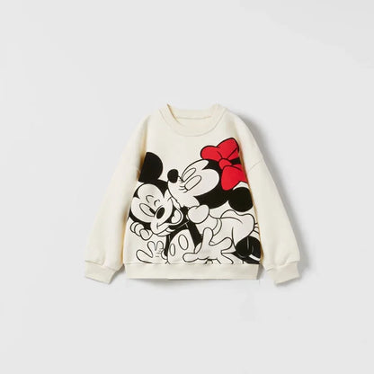 O-neck Long Sleeved Cartoon Sweater