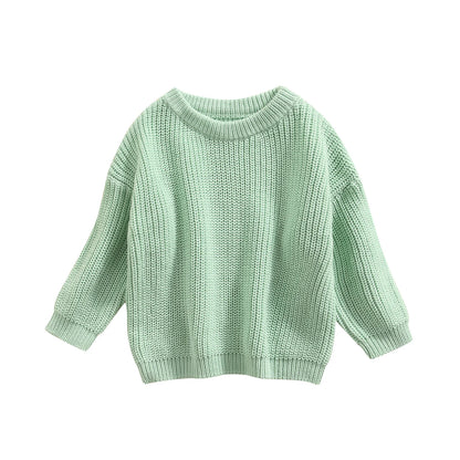 Long Sleeve Cotton Baby Pullover Tops