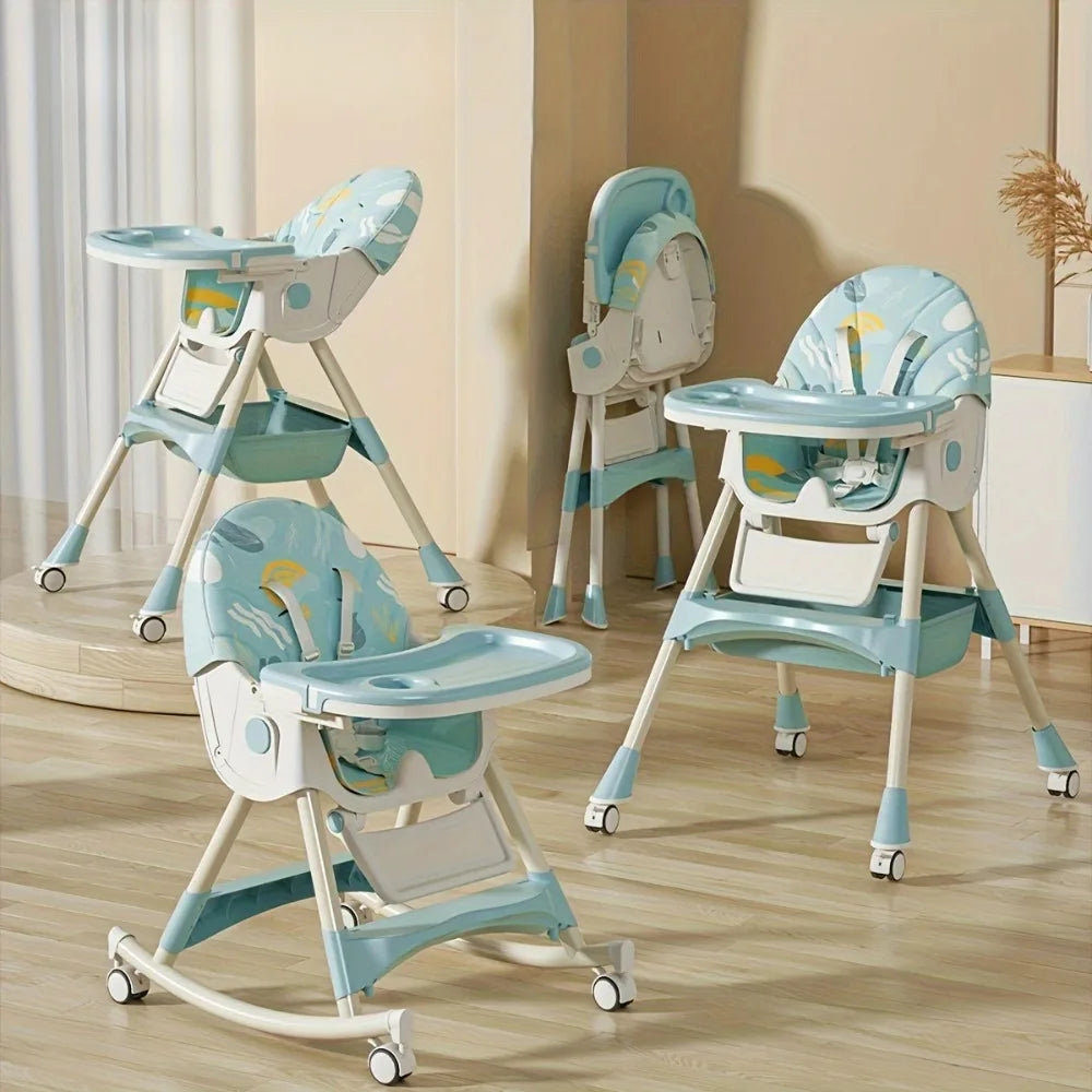 3-in-1 Convertible Baby High Chair