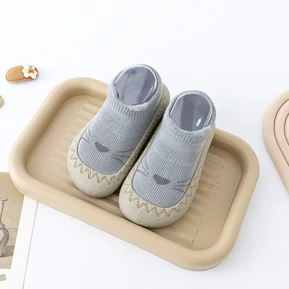 Soft Rubber Sole Child Floor Sneaker