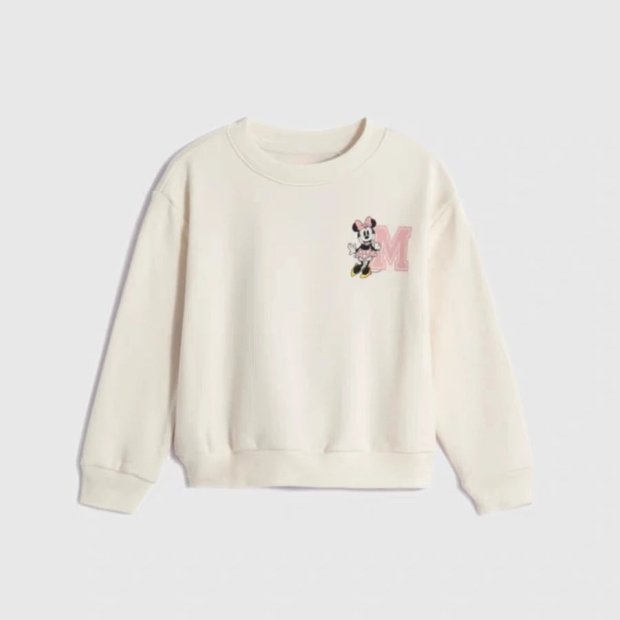 O-neck Long Sleeved Cartoon Sweater