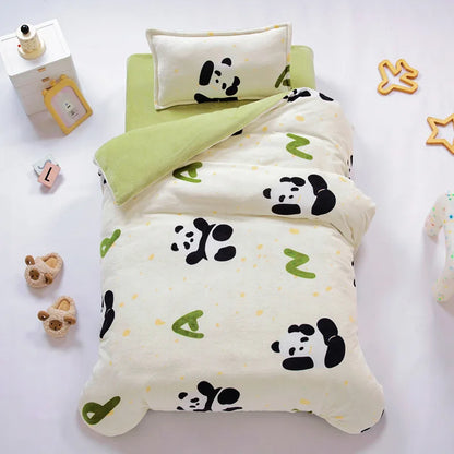 Baby Cartoon Print Bedding Set