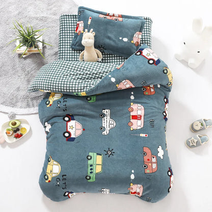 Baby Cartoon Print Bedding Set