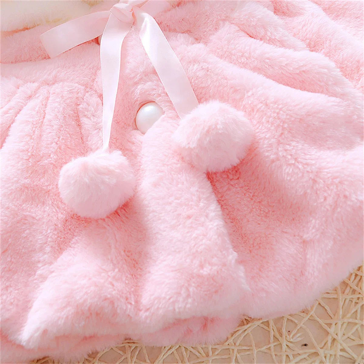 Cute Warm Hooded Rabbit Ear Wool Sweater