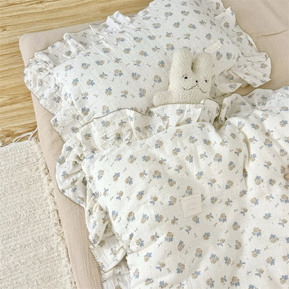 Korean Baby Girl Crib Bedding Set