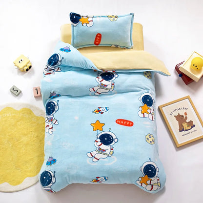 Baby Cartoon Print Bedding Set