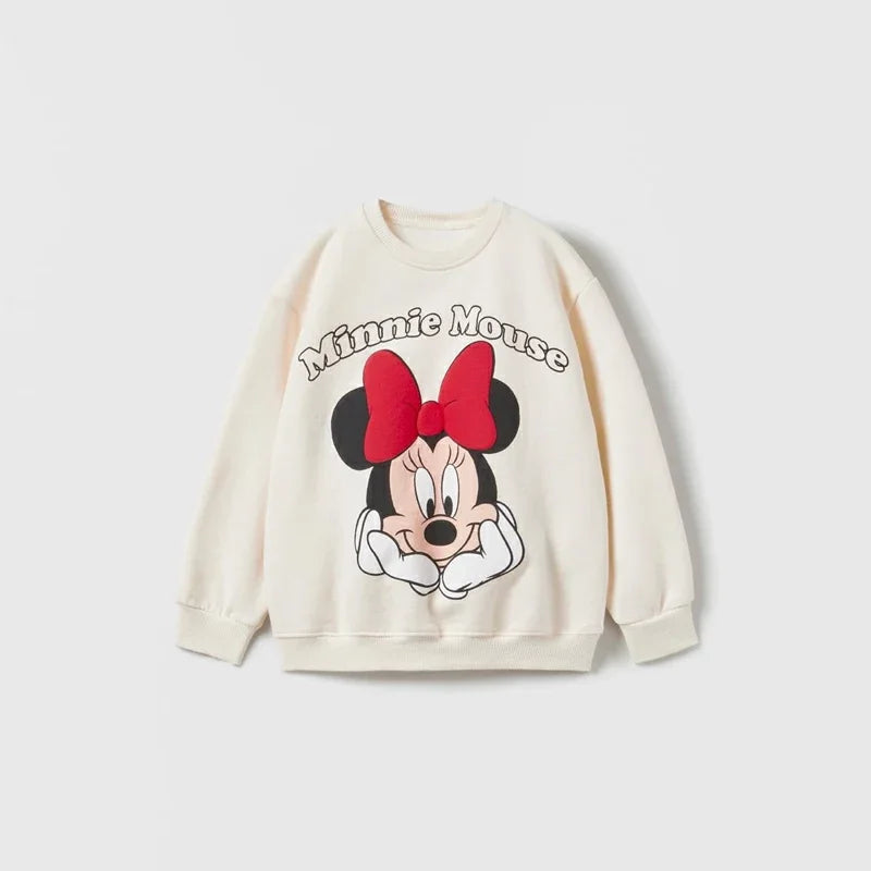 O-neck Long Sleeved Cartoon Sweater