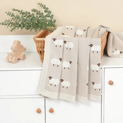 Soft Cotton Print Baby Blankets