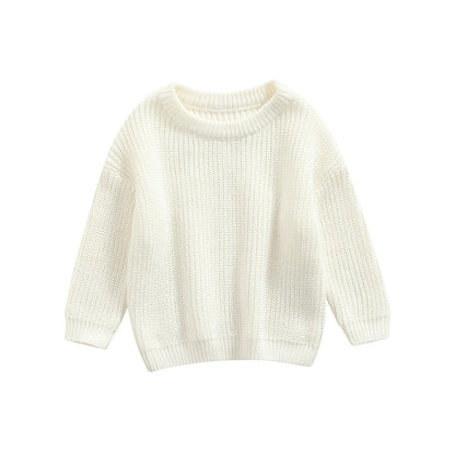 Long Sleeve Cotton Baby Pullover Tops