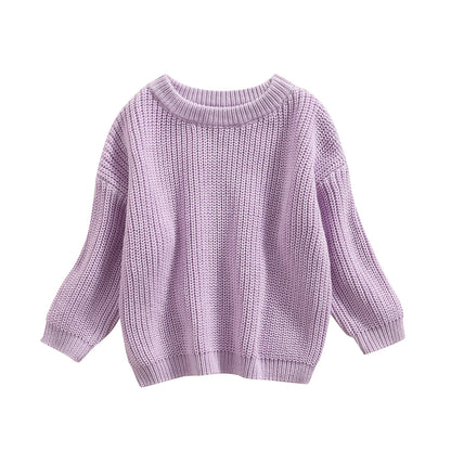 Long Sleeve Cotton Baby Pullover Tops