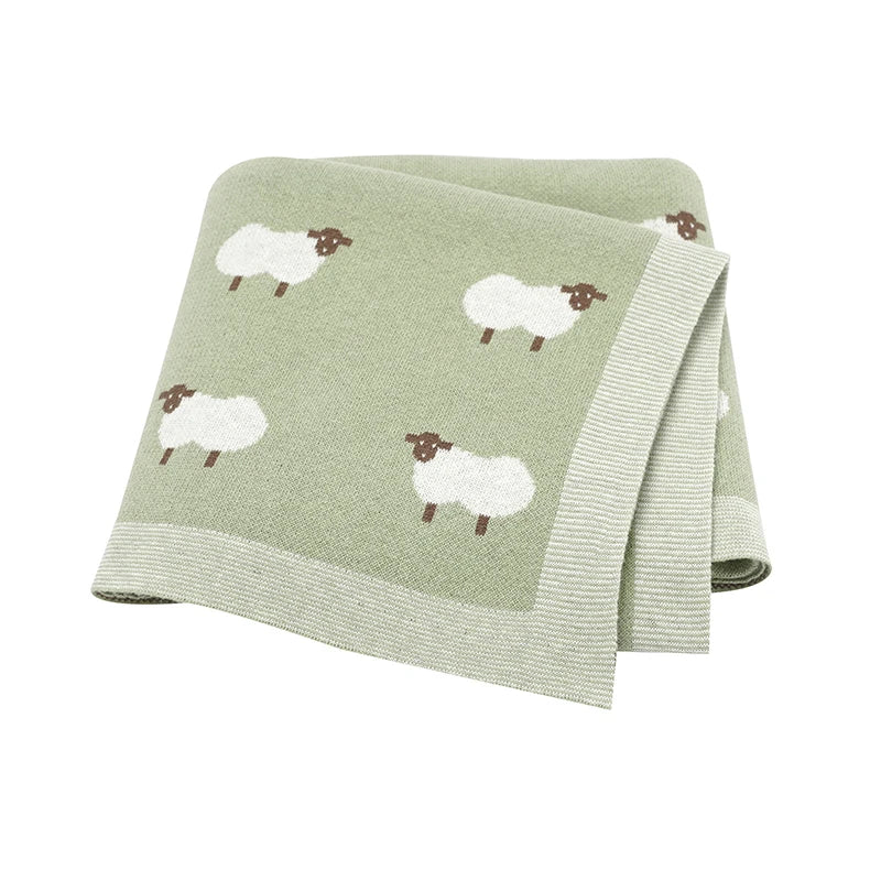 Soft Cotton Print Baby Blankets