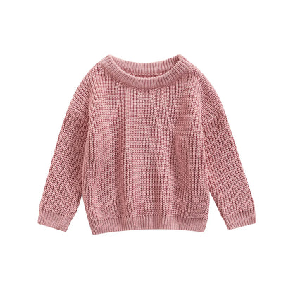 Long Sleeve Cotton Baby Pullover Tops