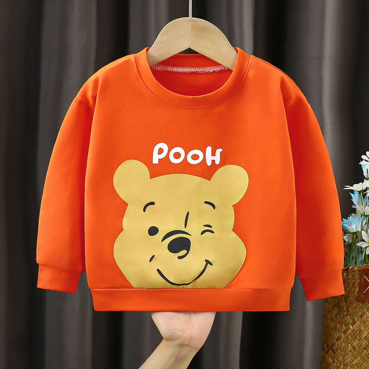 Tigger Disney Long Sleeve Crewneck Hoodies