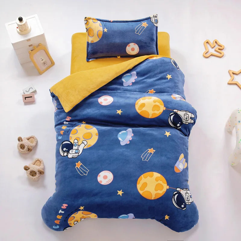 Baby Cartoon Print Bedding Set