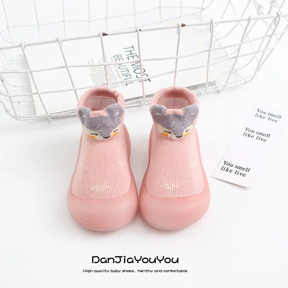 Soft Rubber Sole Child Floor Sneaker