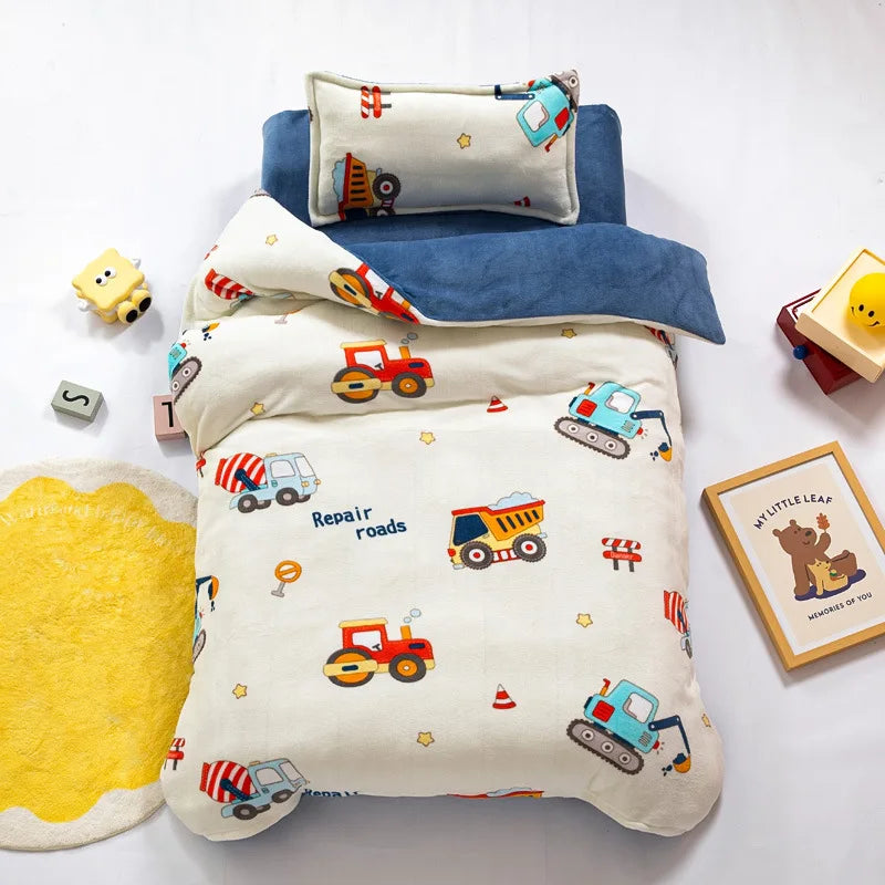 Baby Cartoon Print Bedding Set