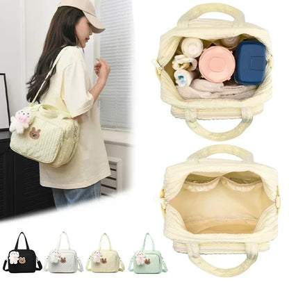 Portable Baby Diaper Bags Organizer with Pendant