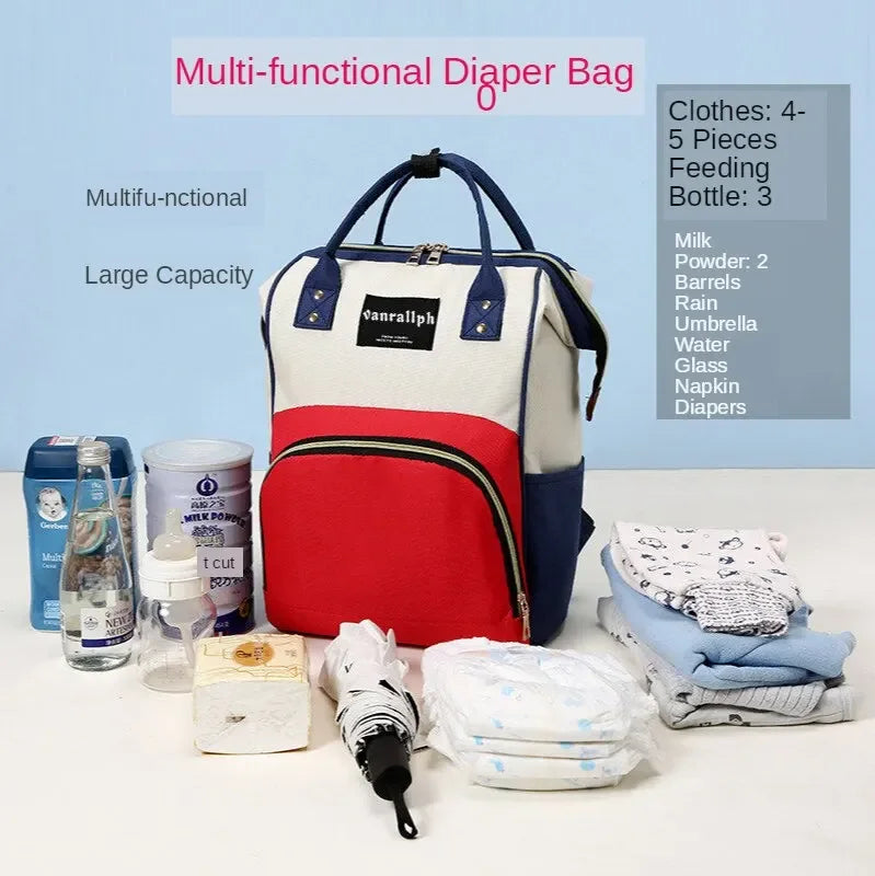 Multi-function Waterproof Outdoor Travel Diaper Bags