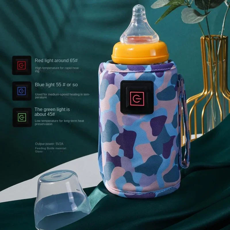 USB Milk Water Warmer Bottle