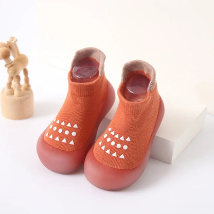 Soft Rubber Sole Child Floor Sneaker