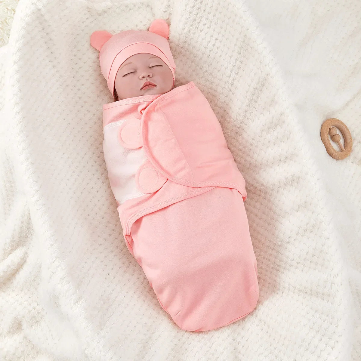 Anti-shock Cotton Printed Wrap Swaddle