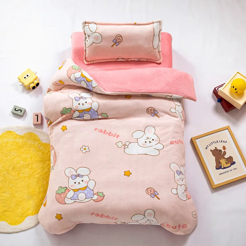 Baby Cartoon Print Bedding Set